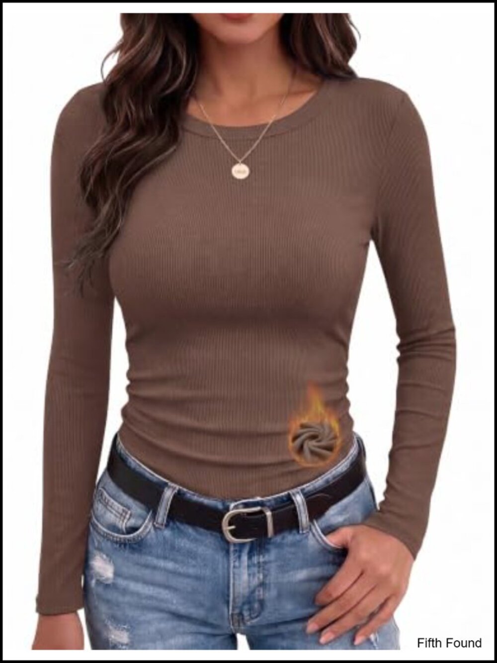 Women's Thermal Crewneck Long Sleeve Shirt Base Layer Stretchy